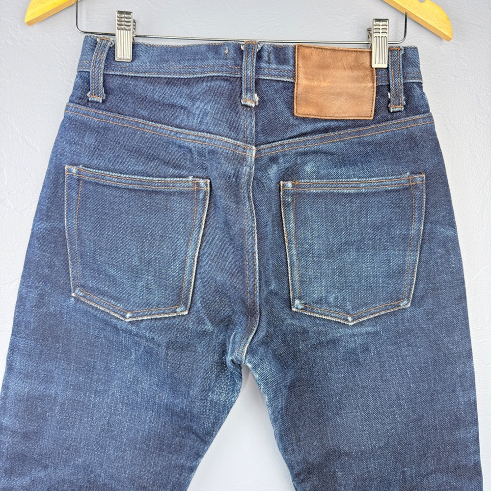 Unbranded Brand UB621 Jeans‎ Women 28 Blue Relaxed Tapered 21oz Selvedge Denim - Picture 8 of 12